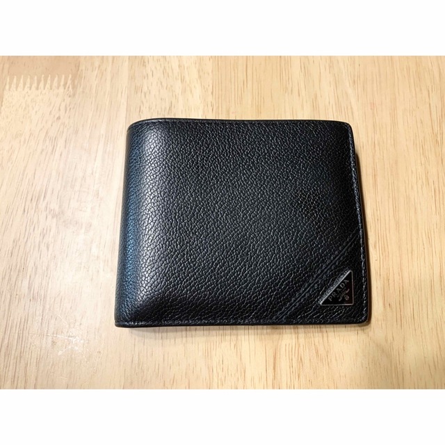 【送料無料・美品】プラダ PRADA カードケース 財布 レザー 黒
