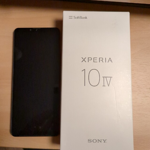 Xperia(エクスペリア)のXperia10 ⅳ ブラック スマホ/家電/カメラのスマートフォン/携帯電話(スマートフォン本体)の商品写真