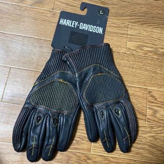 ハーレーダビッドソン(Harley Davidson)の新品ハーレーダビットソン　ワットレザーグローブ　バイクグローブ　正規品　値引不可(装備/装具)