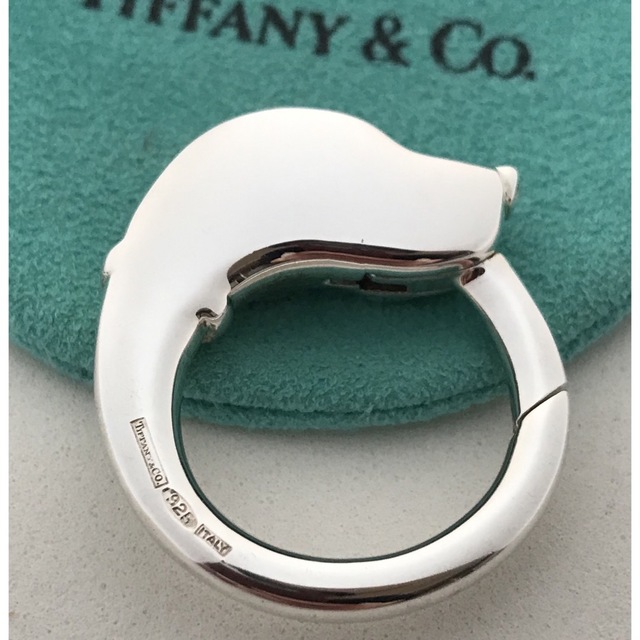 Tiffany & Co.(ティファニー)のTiffany いぬモチーフ キーリング希少美品 メンズのファッション小物(キーホルダー)の商品写真