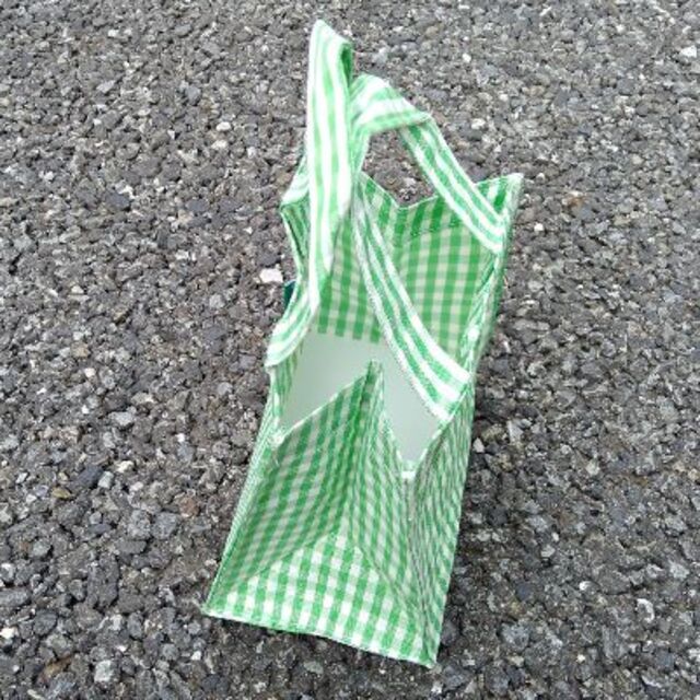 パレットプラザ 底面 マチ＆敷板付き 小型 グリーン（薄緑色） エコ バッグ レディースのバッグ(エコバッグ)の商品写真
