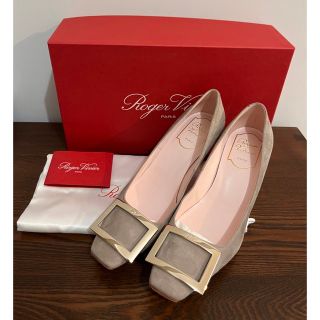 ロジェヴィヴィエ(ROGER VIVIER)の新品未使用　ロジェヴィヴィエ　トランペット　パンプス　スウェード (ハイヒール/パンプス)