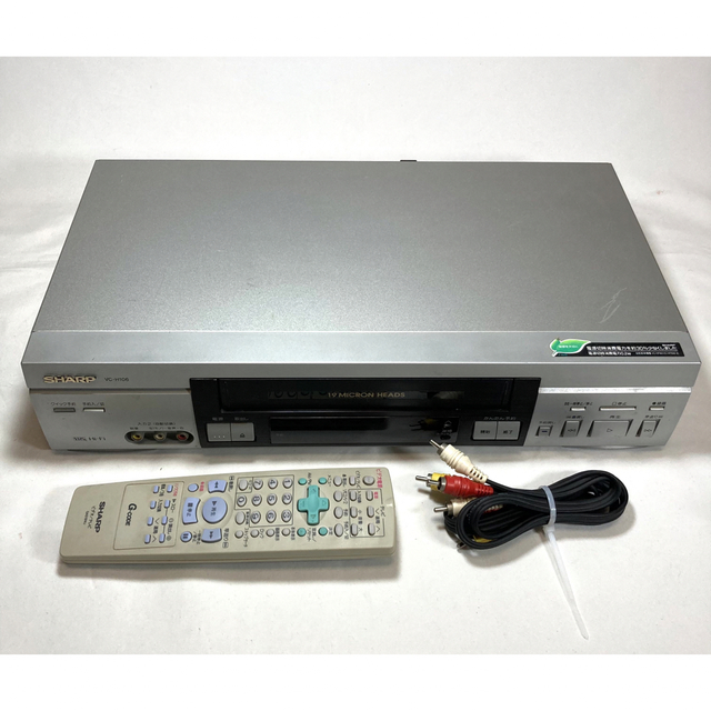 【整備済】SHARP VC-H106 ビデオデッキ VHS シャープ