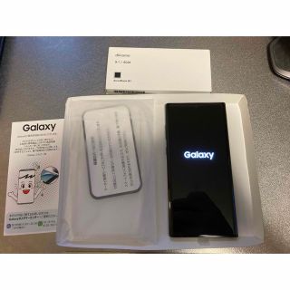 ギャラクシー(Galaxy)の【リフレッシュ品】SAMSUNG Galaxy Note10+(SC-01M)黒(スマートフォン本体)
