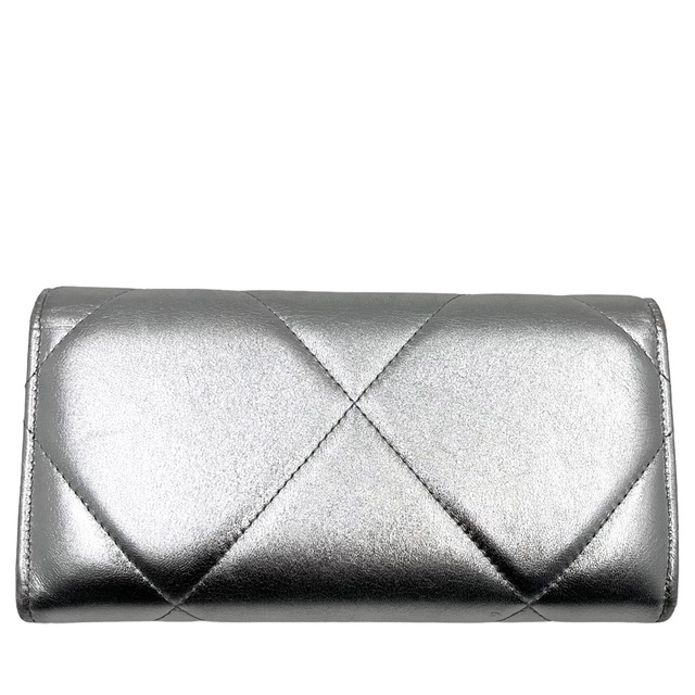 CHANEL シャネル 長財布 ロングフラップウォレット 19 マトラッセ ココ