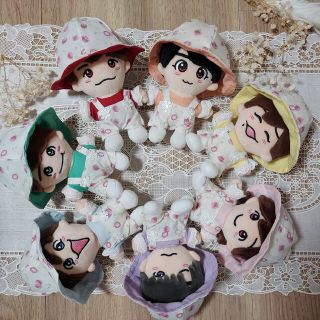 ジャニーズ(Johnny's)のなにわ男子　関ジュ　ちびぬい　ぬい服ハンドメイド　Aぇgroup Lilかんさい(アイドルグッズ)