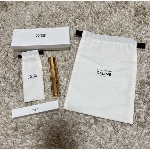 celine - 美品♡CELINE ゴールド トラベルスプレー & リフィル パラード15ml♡の通販 by うめちゃん's shop