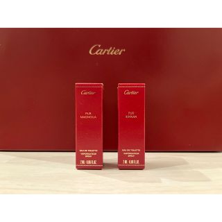 カルティエ(Cartier)の新品未開封 Cartier香水2種(マニョリア、キンカン)とショッパーのセット(香水(女性用))