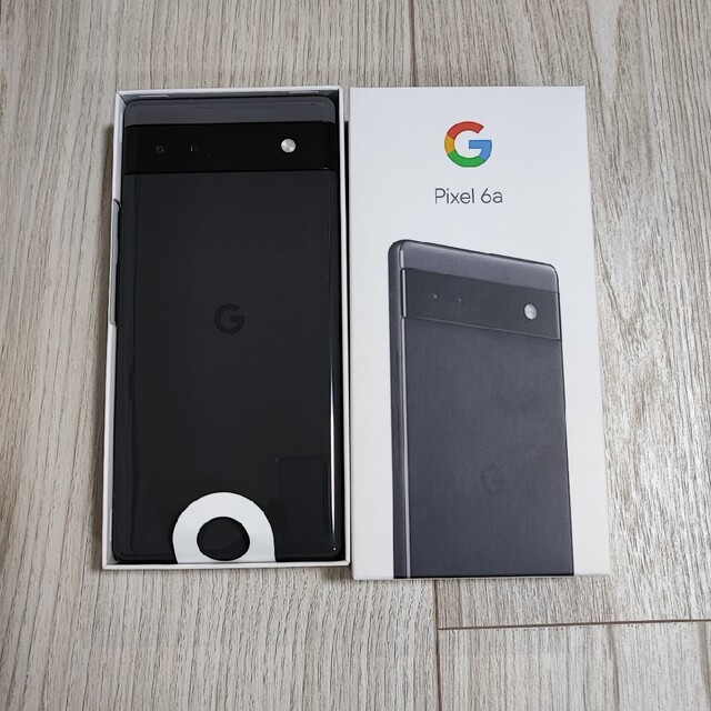 正規 値段通販 Google pixel 6a 3/26一括購入 電通のみ チャコール