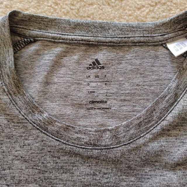 adidas(アディダス)のadidas climalite Lサイズ メンズのトップス(Tシャツ/カットソー(半袖/袖なし))の商品写真