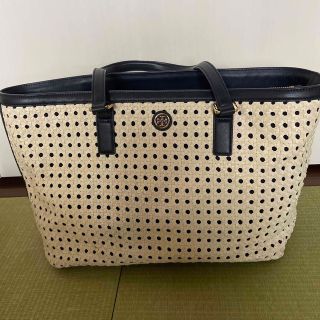 トリーバーチ(Tory Burch)のトリーバーチ/TORY BURCH 編み込みバッグ　トートバッグ(トートバッグ)