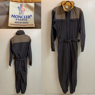 モンクレール(MONCLER)のMONCLER VINTAGE 80s asics製 日本製 ジャンプスーツ S(サロペット/オーバーオール)