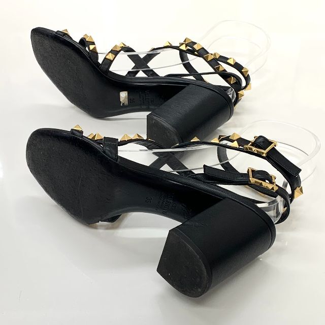VALENTINO - 5613 ヴァレンティノ ロックスタッズ レザー サンダル