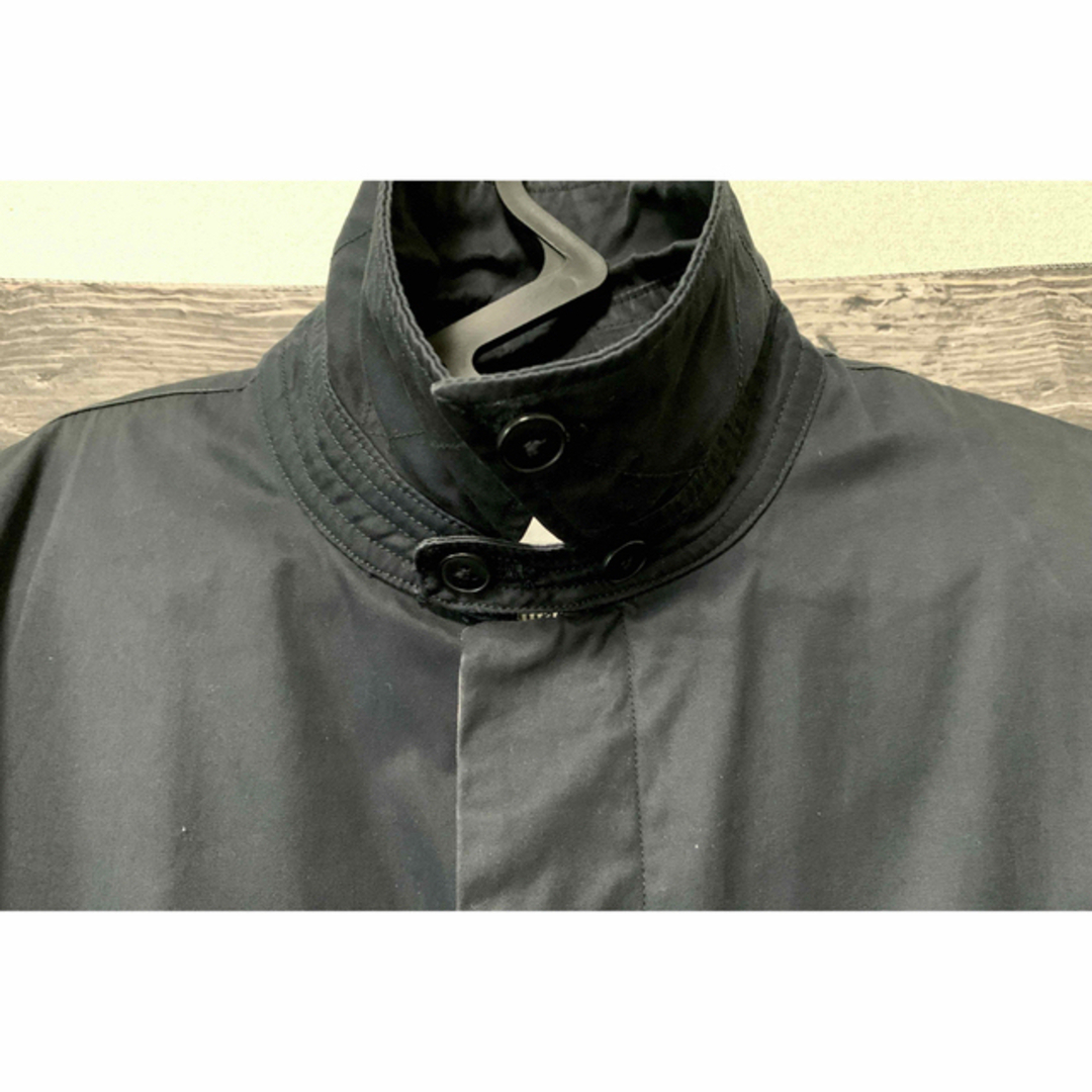 ユナイテッドアローズ☆ブルーレーベル☆黒☆ハーフコート メンズのジャケット/アウター(ステンカラーコート)の商品写真
