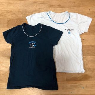 ネイビーシャツ　水色シャツ(Tシャツ/カットソー)