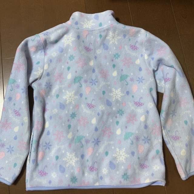 motherways(マザウェイズ)のマザウェイズフリースガールズ140cm水色 キッズ/ベビー/マタニティのキッズ服女の子用(90cm~)(ジャケット/上着)の商品写真