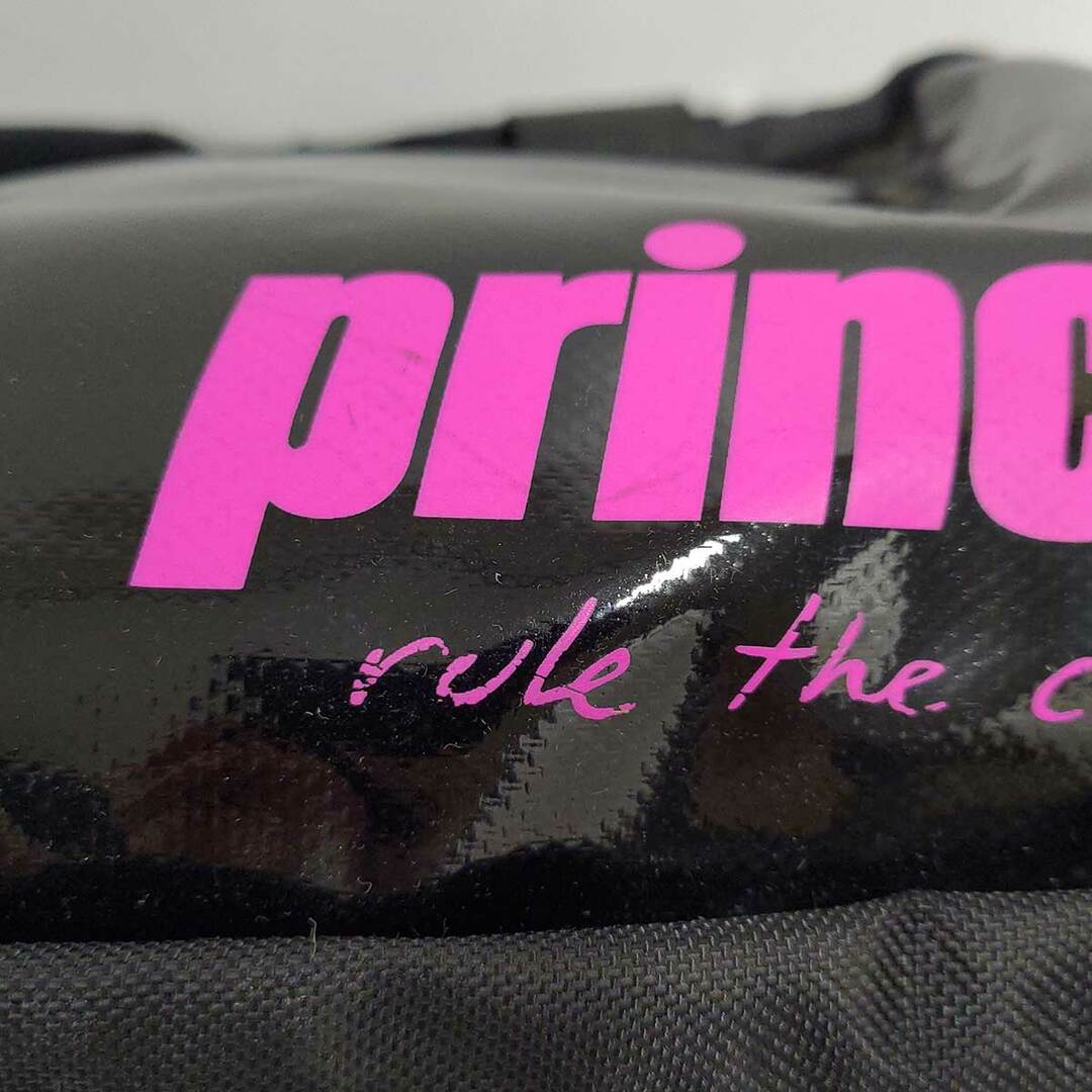 プリンス エナメル 2WAY ボストンバッグ ショルダー ブラック/ピンク Prince  テニスバッグ 大型 スポーツ/アウトドアのテニス(バッグ)の商品写真