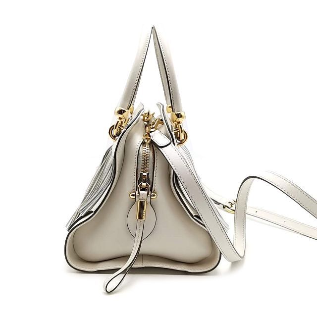 美品 トッズ TOD'S ショルダーバッグ セラフリンジ 03-23030606