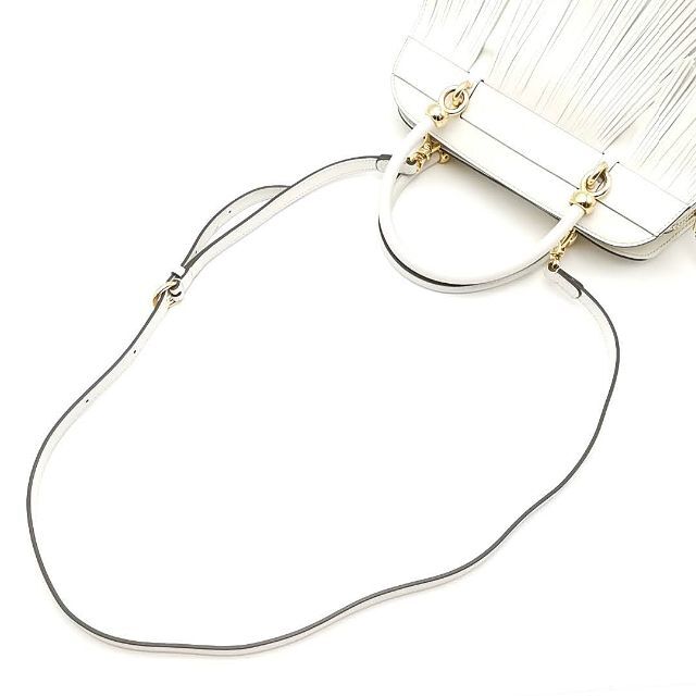 美品 トッズ TOD'S ショルダーバッグ セラフリンジ 03-23030606
