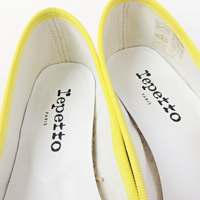 repetto(レペット)のレペット バレエ シューズ ぺたんこ フラット エナメル パテント リボン 36 レディースの靴/シューズ(バレエシューズ)の商品写真