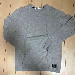 エイチアンドエム(H&M)のH&M キッズ　グレー　ニット　150cm(ニット)