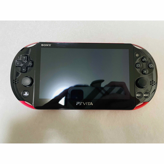 プレイステーションヴィータ(PlayStation Vita)のPSVita PCH-2000 ZA15 本体 ピンクブラック 動作確認済み(家庭用ゲーム機本体)