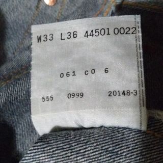 リーバイス(Levi's)の年末値下げ　リーバイス501 44モデル 33 36 バレンシア製(デニム/ジーンズ)