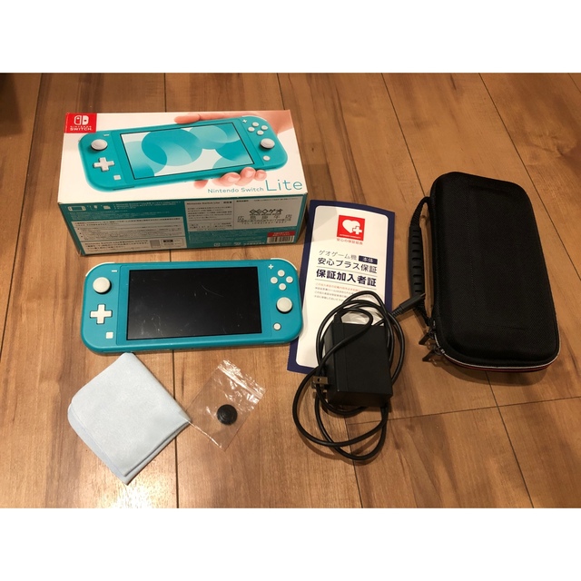 保証期間あり　Switch Lite スイッチ　ライト　ケース　ターコイズ