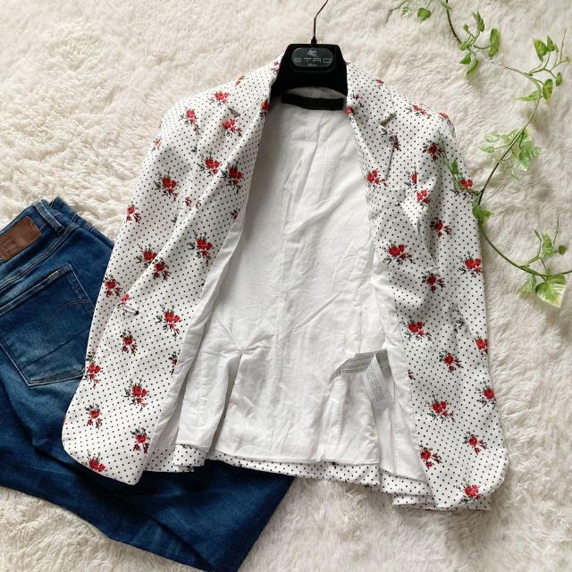 ZARA - ZARA カジュアルジャケット テーラードジャケット ドット ZARA - ZARA カジュアルジャケット テーラードジャケット ドット