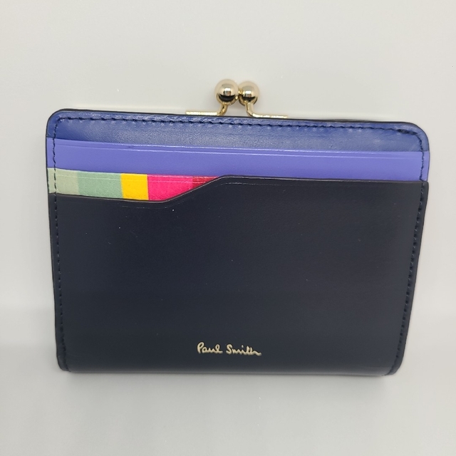 【新品】ポールスミス ストライプスロット21A ラウンドファスナー
