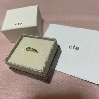 エテ(ete)のete 指輪ピンクゴールド9号(リング(指輪))