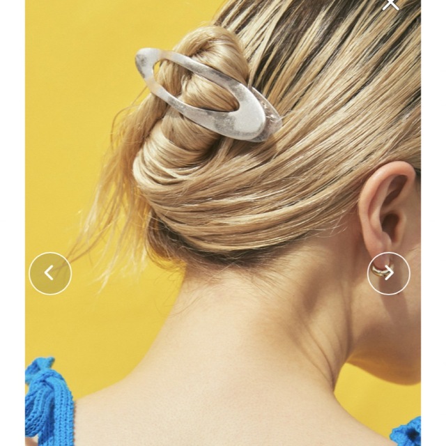 GOLDY(ゴールディ)の【タグ付き新品】GOLDYウェーブライン　ヘアクリップ レディースのヘアアクセサリー(バレッタ/ヘアクリップ)の商品写真