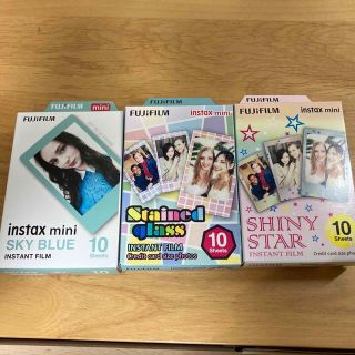 フジフイルム(富士フイルム)のチェキ instaxフィルム(フィルムカメラ)