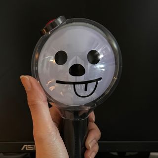 アミボムBT21チミー顔ステッカー(車外アクセサリ)