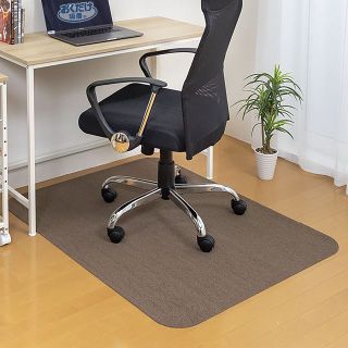 【色: グレー】BITTOP デスク チェアマット 160×130cm 厚さ5m