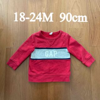 ベビーギャップ(babyGAP)の♡GAP baby トレーナー　90 赤(Tシャツ/カットソー)