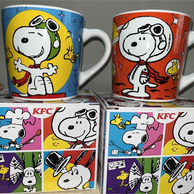 SNOOPY(スヌーピー)のスヌーピー ケンタッキー マグカップ エンタメ/ホビーのおもちゃ/ぬいぐるみ(キャラクターグッズ)の商品写真