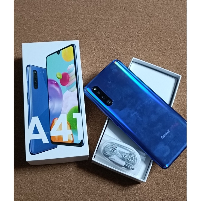 Galaxy - SAMSUNG Galaxy A41 SC41A ブルーの通販 by Jah-jireh's shop