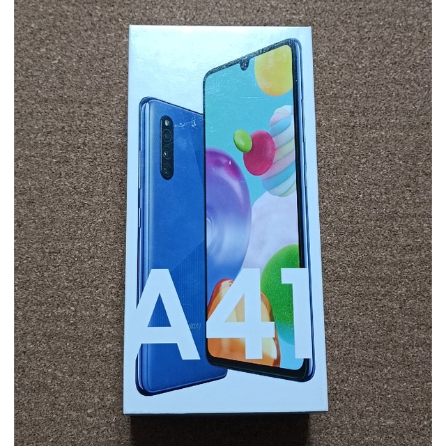 スマートフォン本体SAMSUNG Galaxy A41 SC41A ブルー