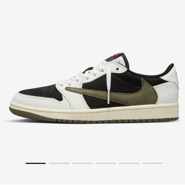 送料込み W28cm AIR JORDAN 1 LOW Travis Scott