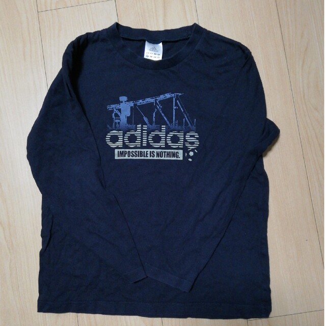 adidas(アディダス)のadidas ☆ 長袖Tシャツ 140 キッズ/ベビー/マタニティのキッズ服男の子用(90cm~)(Tシャツ/カットソー)の商品写真