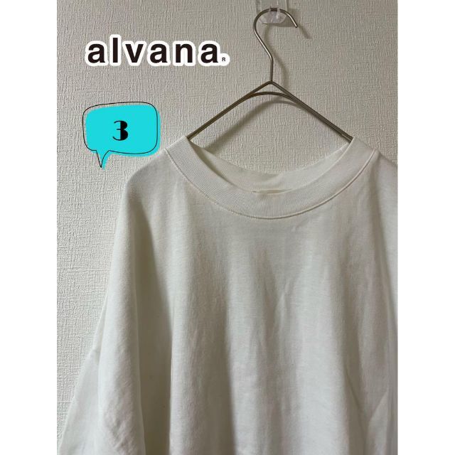 alvana(アルヴァナ)のalvana アルヴァナ　クルーネックオーバーサイズTシャツ　3 メンズのトップス(Tシャツ/カットソー(半袖/袖なし))の商品写真