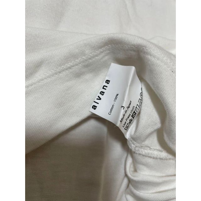 alvana(アルヴァナ)のalvana アルヴァナ　クルーネックオーバーサイズTシャツ　3 メンズのトップス(Tシャツ/カットソー(半袖/袖なし))の商品写真