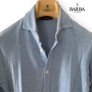 BARBA - BARBA(バルバ) ブロード ソリッド カッタウェイシャツ 40の