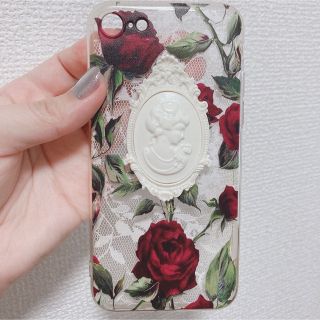 メゾンドフルール(Maison de FLEUR)のcandymeow iPhoneケース iPhone7、8、SE2 カメオ(iPhoneケース)