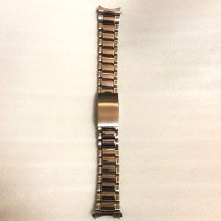 17 新品未使用　腕時計　三つ折れステンレスベルト　シルバー　ベルト幅18mm(金属ベルト)