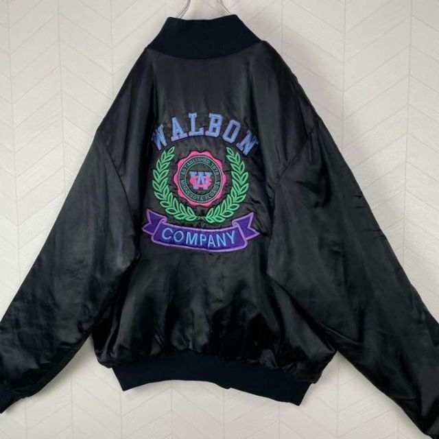 クーポン利用で2750円&送料無料 激レア90s USA製 ナイロン スタジャン