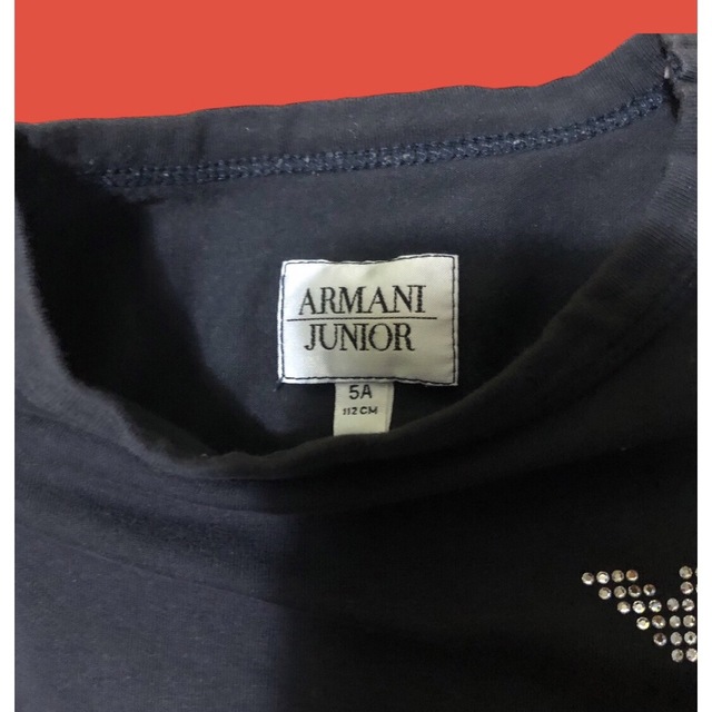 ARMANI JUNIOR(アルマーニ ジュニア)のARMANI junior アルマーニジュニア 5A 112cm 長袖カットソー キッズ/ベビー/マタニティのキッズ服男の子用(90cm~)(Tシャツ/カットソー)の商品写真