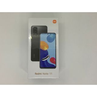 アンドロイド(ANDROID)のRedmi Note 11 64GB グラファイトグレー　新品未開封品(スマートフォン本体)