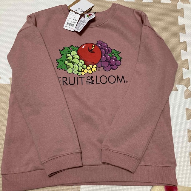 FRUIT OF THE LOOM トレーナー　140cm キッズ/ベビー/マタニティのキッズ服女の子用(90cm~)(Tシャツ/カットソー)の商品写真